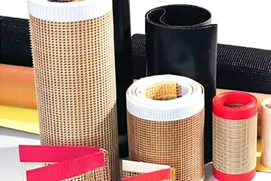 สายพานตาข่าย PTFE ทนอุณหภูมิสูง สายพานลำเลียงตาข่าย PTFE สายพานตาข่าย PTFE ทนอุณหภูมิสูง สายพานลำเลียงตาข่าย PTFE